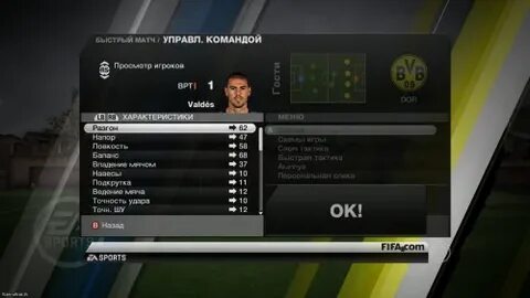 Данные игроков в фифа