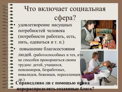 Социальная сфера жизни общества включает отношения