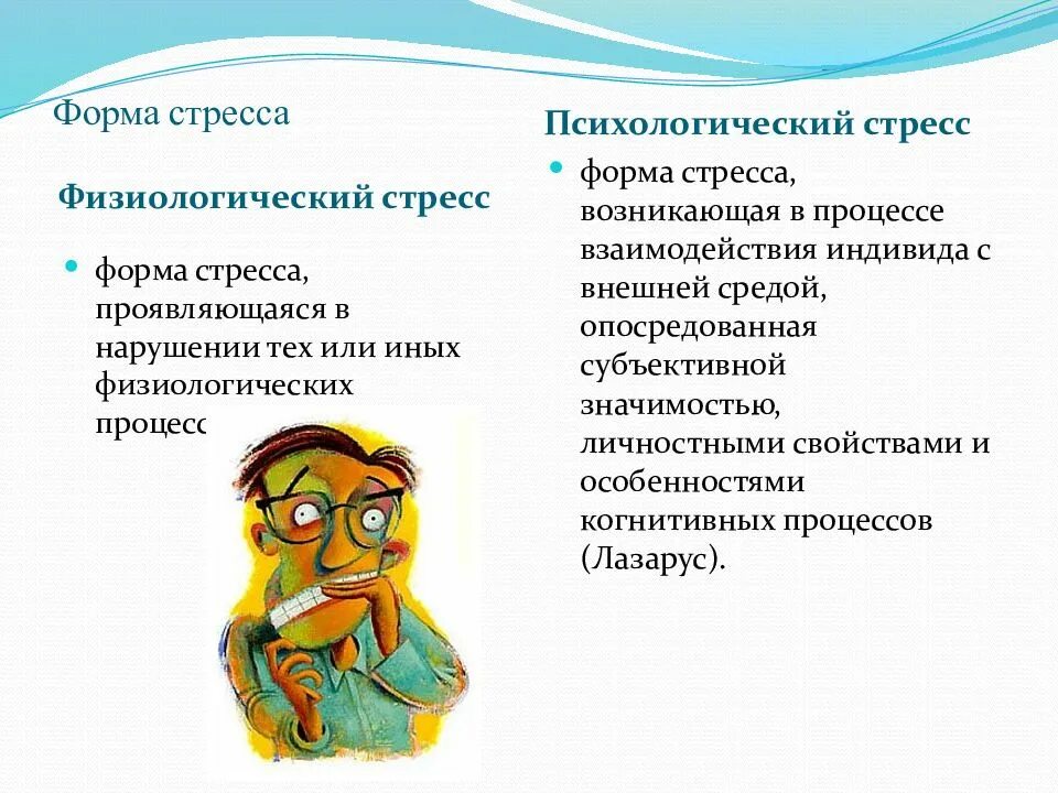 Дать определение стресс. Физиологический и психологический аспекты изучения стресса. Факторы физиологического стресса. Охарактеризуйте понятие стресс. Классификация симптомов стресса.