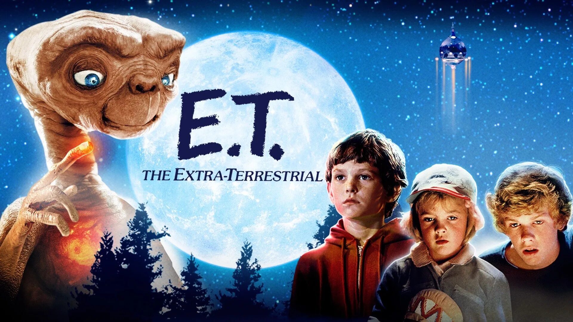 The extra years are. E.T. the Extra-Terrestrial 1982 Постер. Et Спилберг.
