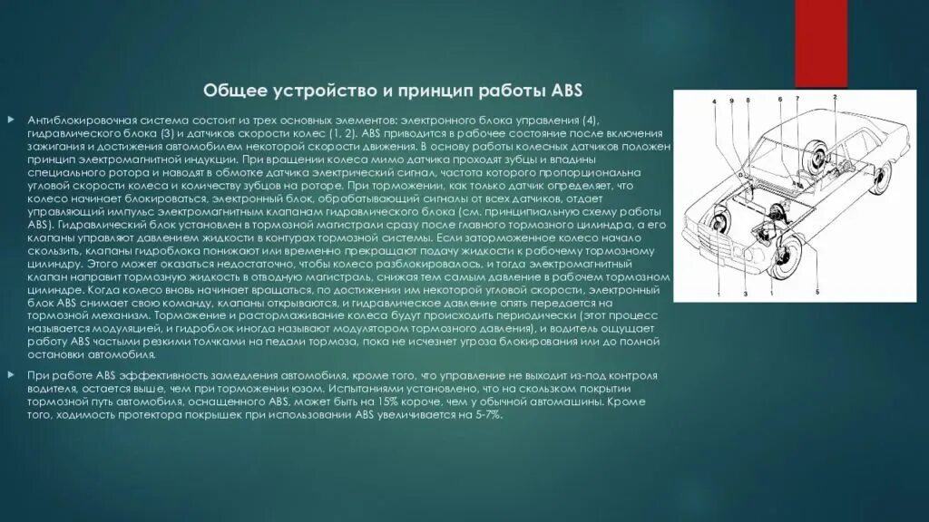 Принцип работы системы АБС на автомобиле. Антиблокировочная тормозная система ABS. Тормозная система автомобиля с АБС. Тормозная система с АБС принцип работы.