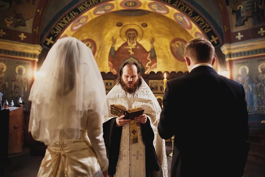 О христианском браке. Венчание. Венчание в храме. Православная семья. Современная православная семья.