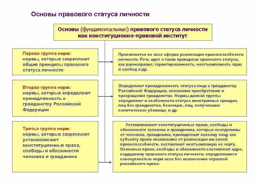 Уровни статусов личности. Конституционные принципы правового статуса личности в РФ схема. Конституционные принципы основ правового статуса личности. Принципы конституционного статуса человека в РФ.