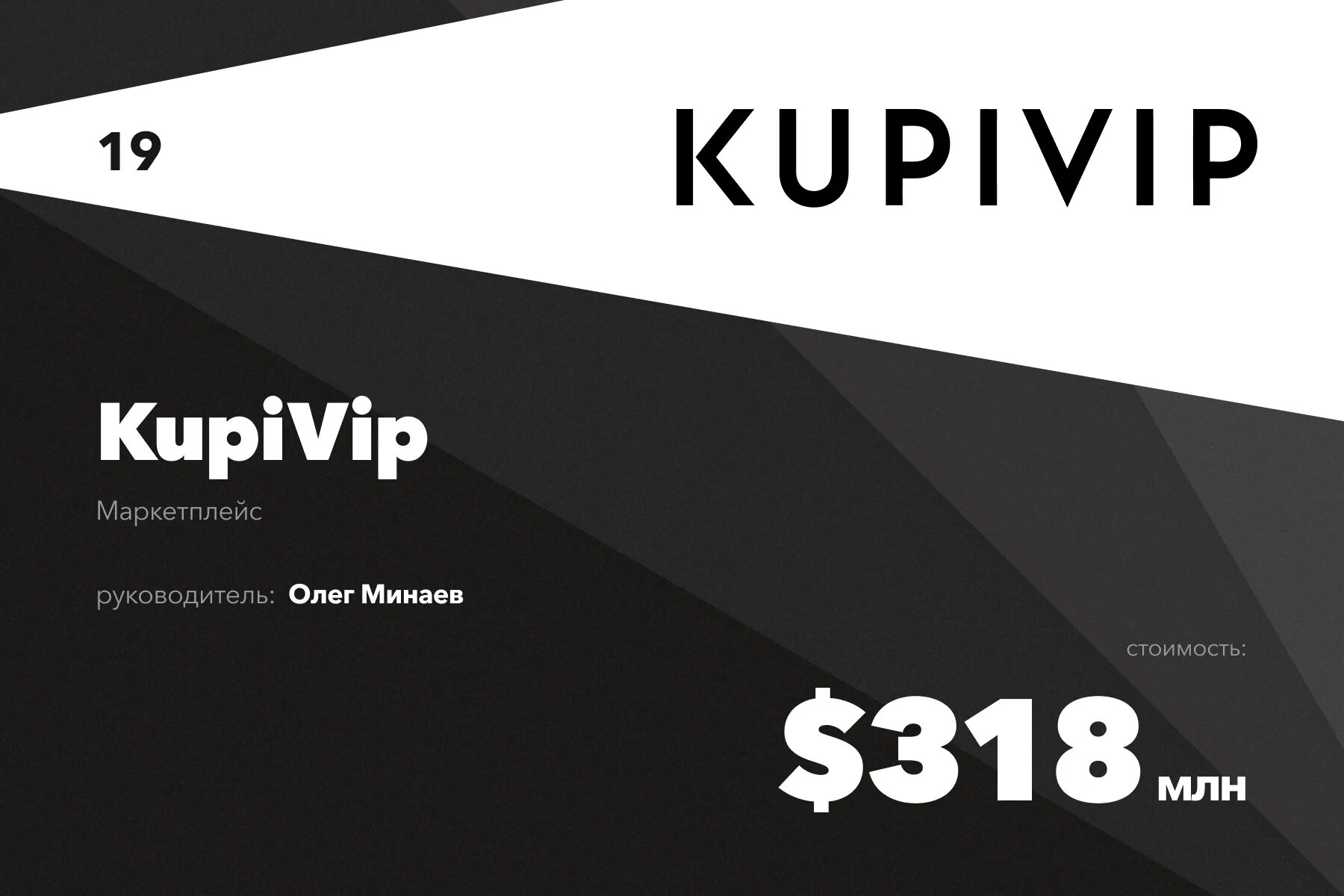 30 Самых дорогих компаний рунета. Kupivip ru