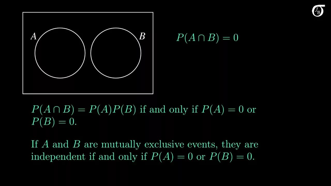 P and b are. Independent events probability. mutually exclusive probability. independent events are always mutually exclusive. if a and b are mutually exclusive, then.