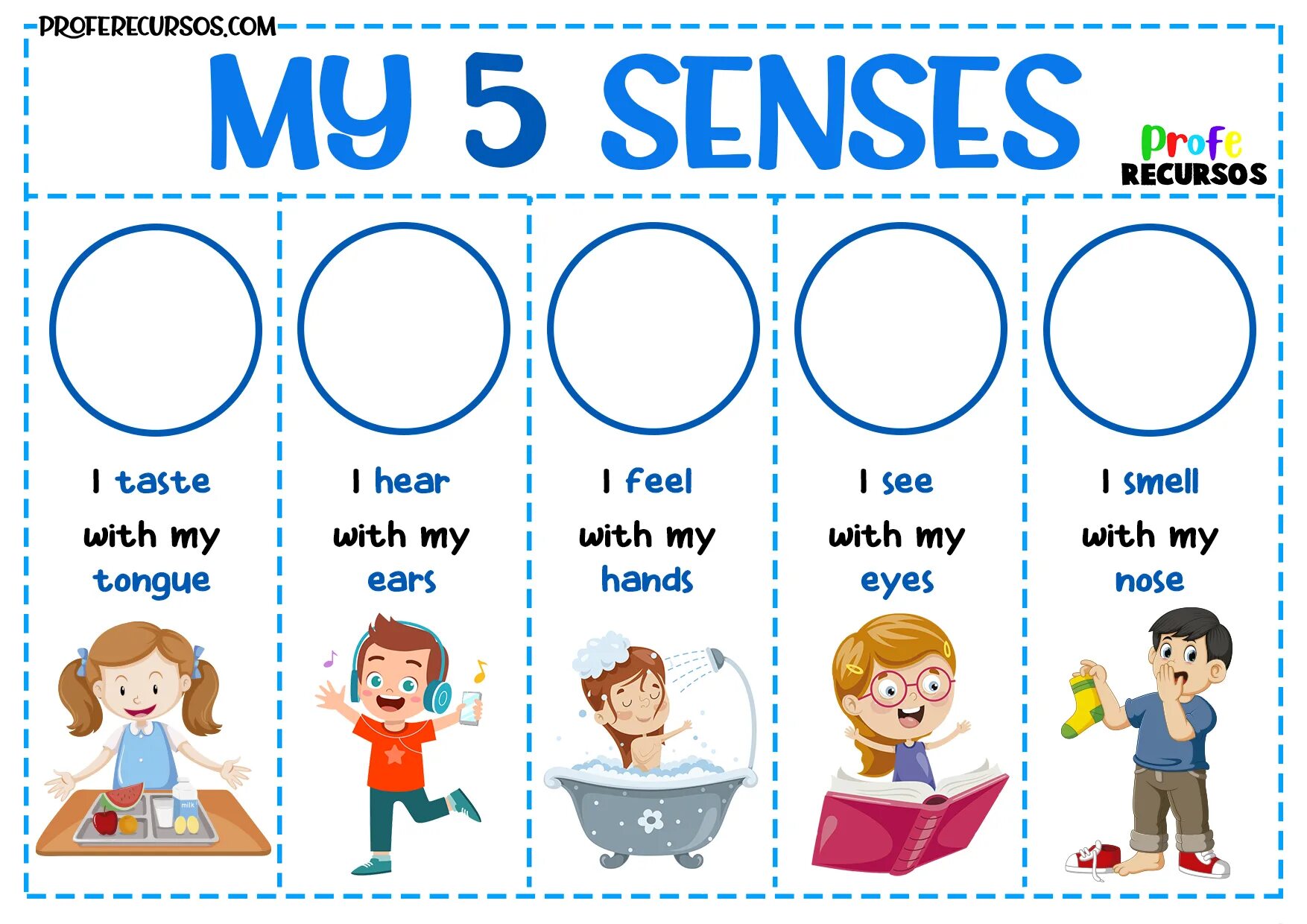 I hear. 5 Senses activity. Five senses for Kids. Senses на английском. See hear feel