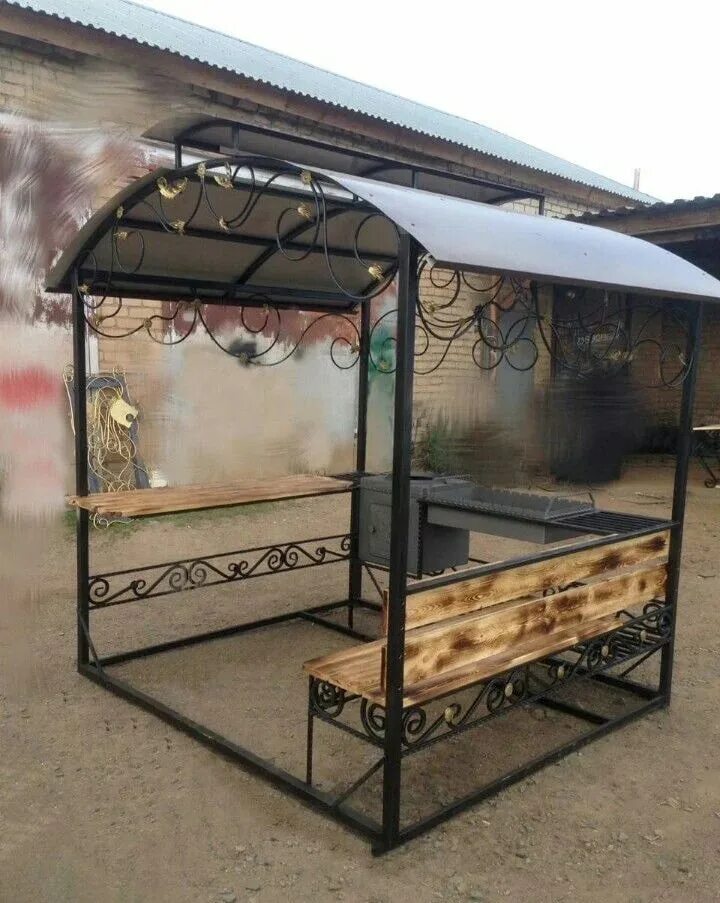 Авито мангал беседка