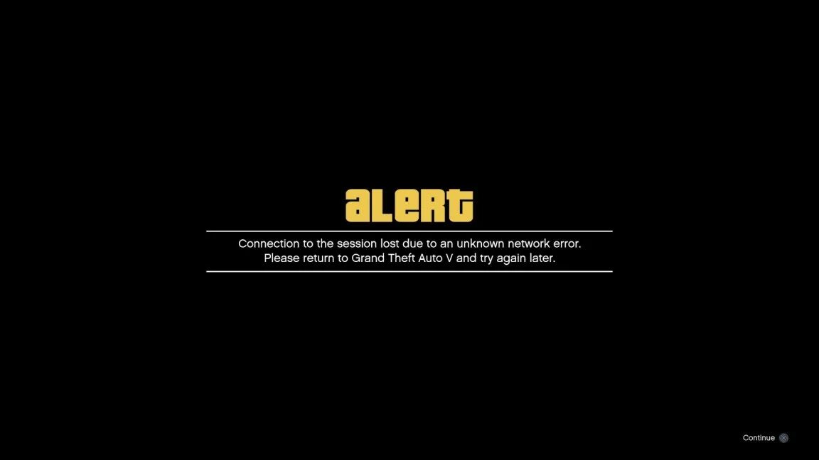 Failed unknown error