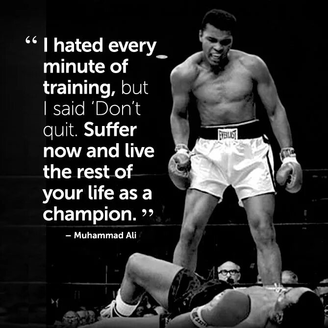 Rest of your life. Muhammad Ali Training цитаты. Цитаты про бокс.