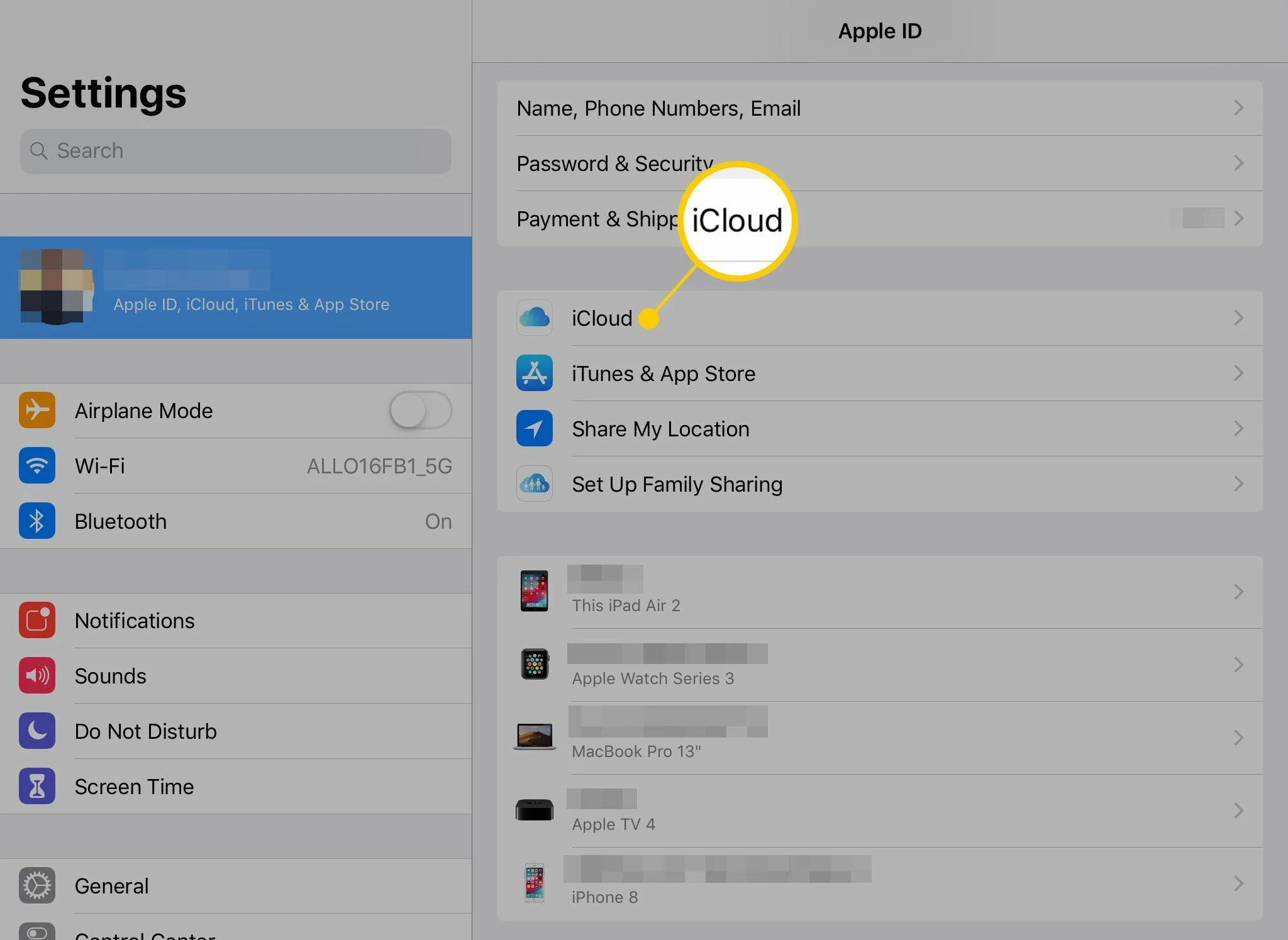 Старый icloud. ICLOUD меню. Айклауд для Айпада. Айпад Apple ID ,ICLOUD. Айклауд фото.