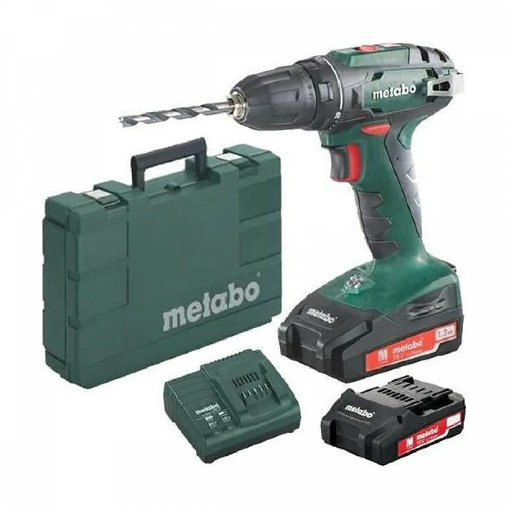 Шуруповерт аккумуляторный 2 аккумулятора купить. Metabo BS 18 602207560. Metabo BS 18. BS 18 L Set Cordless (аккум дрель-шуруповерт) Metabo (. BS 18 lt акк.винтов,2х5.2Ач,LIION,60нм,кейс.