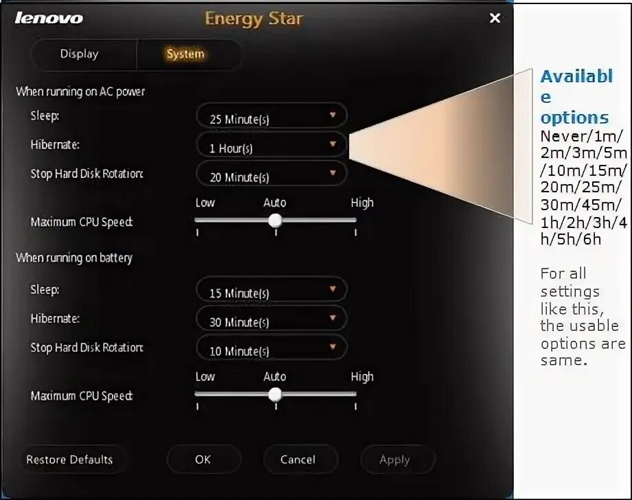 Lenovo Energy Management. Lenovo Energy Management 1.5.0.23. Lenovo Energy Management for Windows 10.