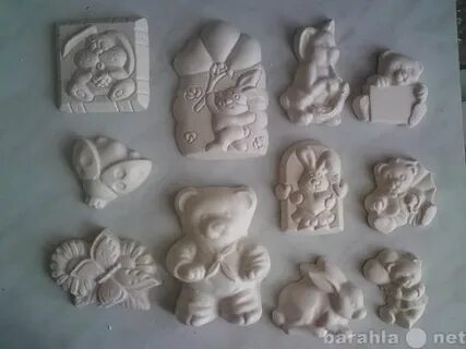 Из гипса без формы