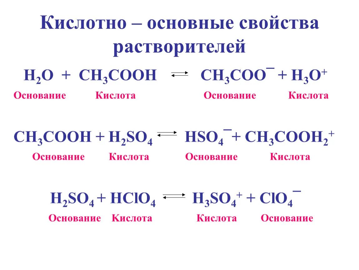 В реакцию с угольной кислотой вступает. Кислотно основные свойства. Кислотные и основные свойства растворителей. Основные свойства кислот. Кислотно-основное свойства.