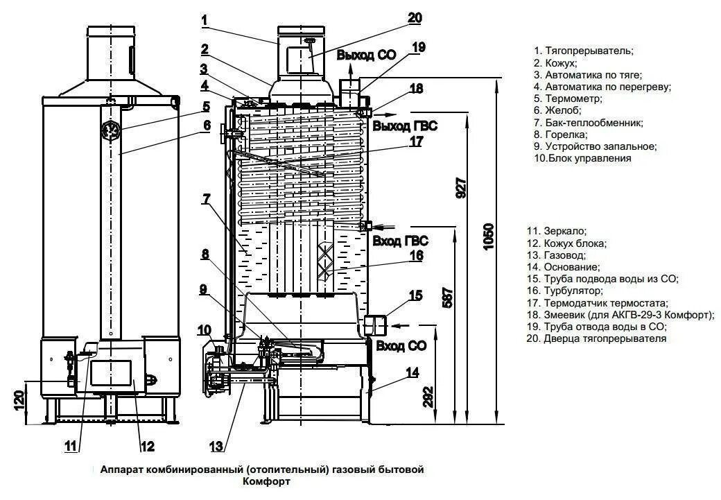 Отопительный аогв газовый. Газовый котёл АГВ-80 схема. Котёл АОГВ 23.2-3 комфорт схема. Газовый котел АГВ-80. Схема газового котла АОГВ 11.6.