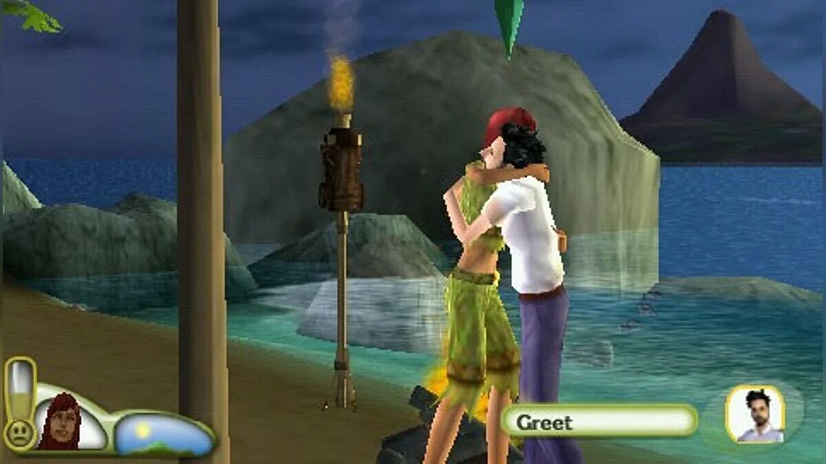 Симс на псп. Симс 2 робинзоны PSP. SIMS 2: Castaway (PSP). The SIMS 2 Castaway. Симс 2 остров робинзонов.