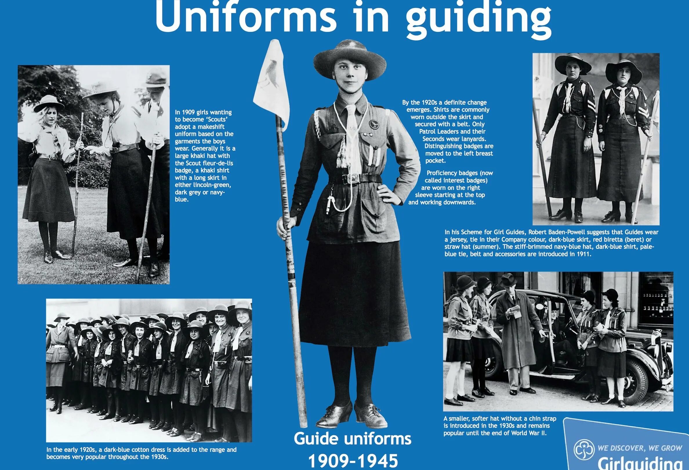 Besides the uniform save. The girl guides uniform. форма 1909. the girl guides сообщение. гайдинг.