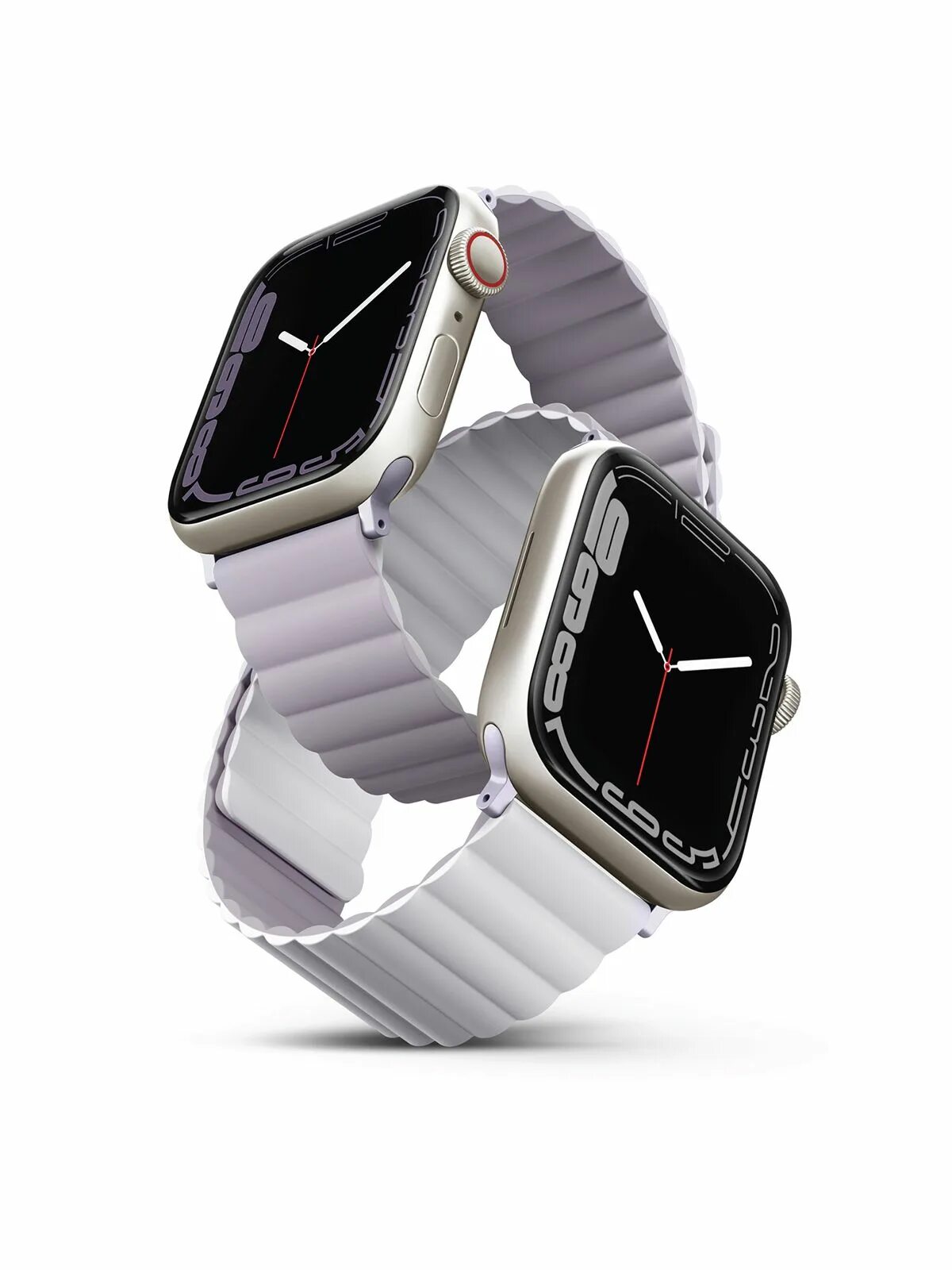 Uniq apple. Ремешок uniq для apple watch revix. ремешок uniq. ремешки uniq aspen для apple watch. магнитный браслет uniq revix для apple watch 42 / 44 / 45mm силикон зеленый.