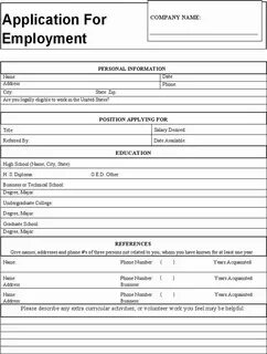 Job form