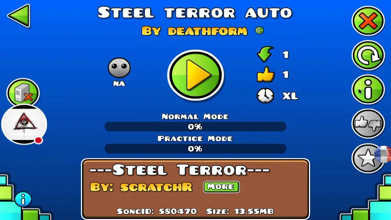 Automatic version. Steel Terror.