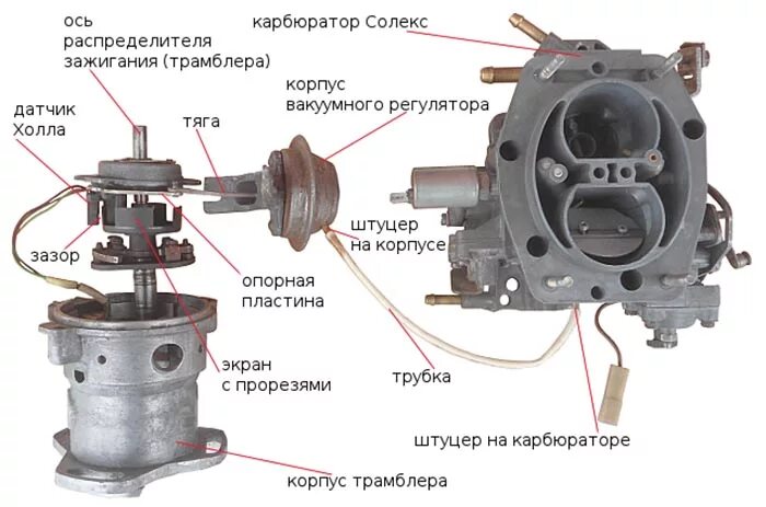 Вакуумный регулятор опережения зажигания ВАЗ 2108. Вакуумный регулятор опережения зажигания ВАЗ 2106. Вакуумный опередитель зажигания ВАЗ 2109. Вакуумная трубка опережения зажигания ВАЗ 2107. Электронное зажигание датчик холла