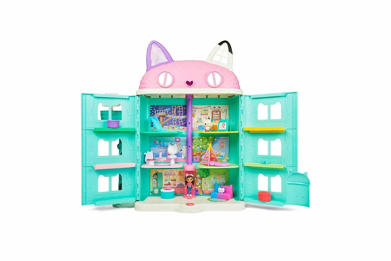 Кукольный дом трех котов. Gabby's Dollhouse. Gabby's Dollhouse PNG.