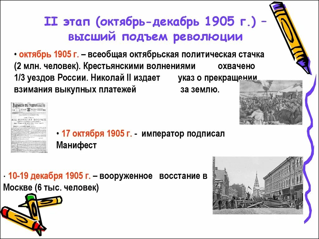 Октябрь декабрь 1905. Высший подъём революции 1905. Декабрь 1905 года событие. Октябрь 1905 г. - декабрь 1905 г.. Указ 11 декабря 1905