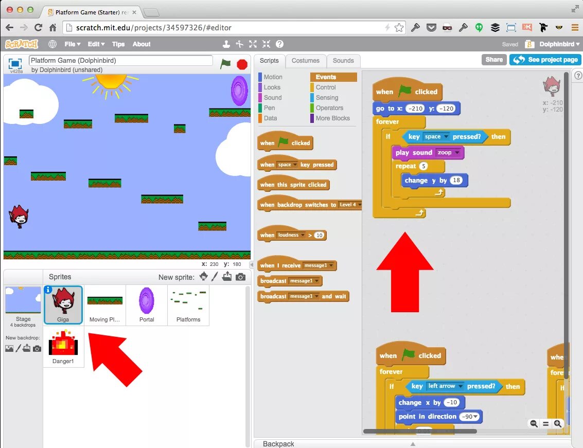 Платформа scratch
