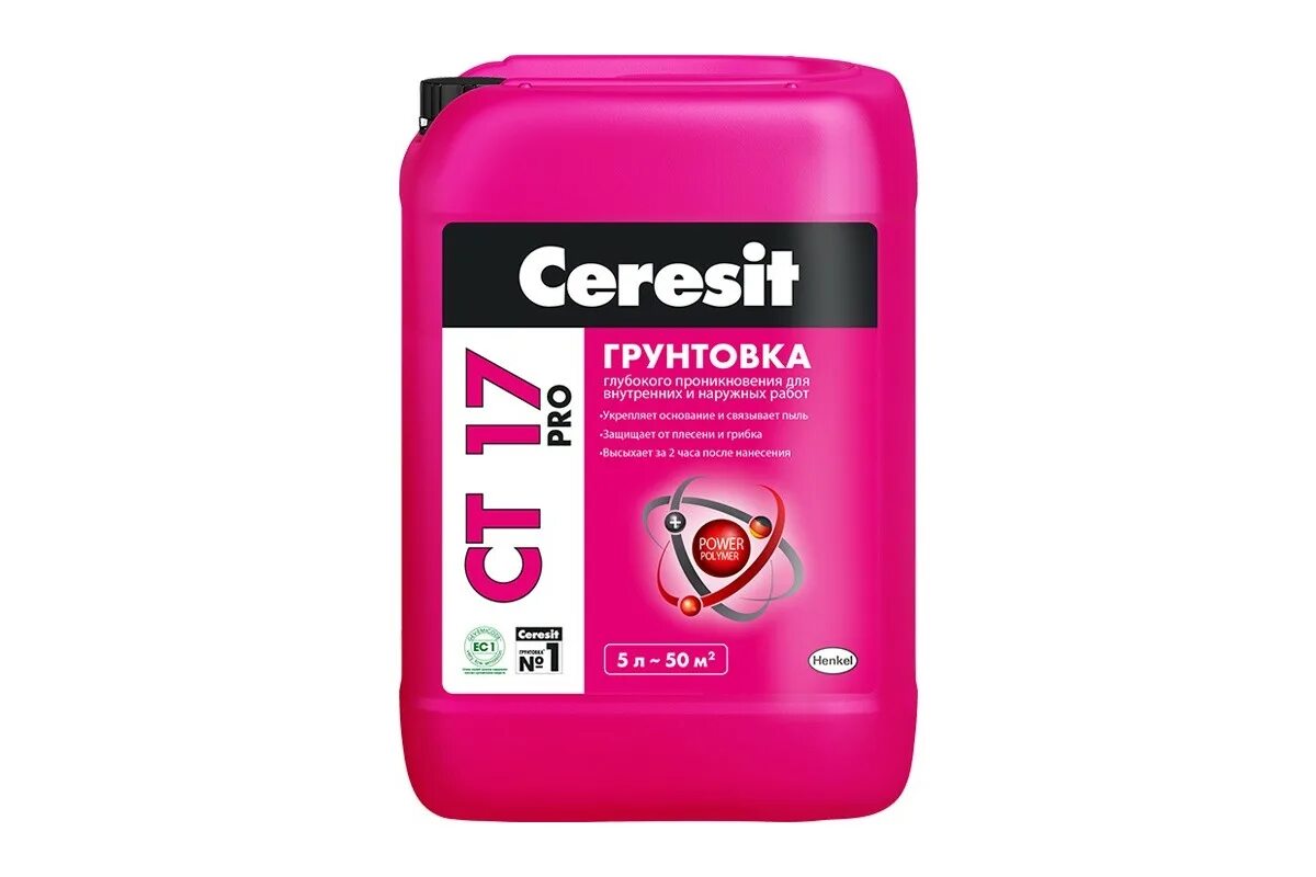 Грунтовка ceresit ct17 10. Грунтовка ceresit ct17 10