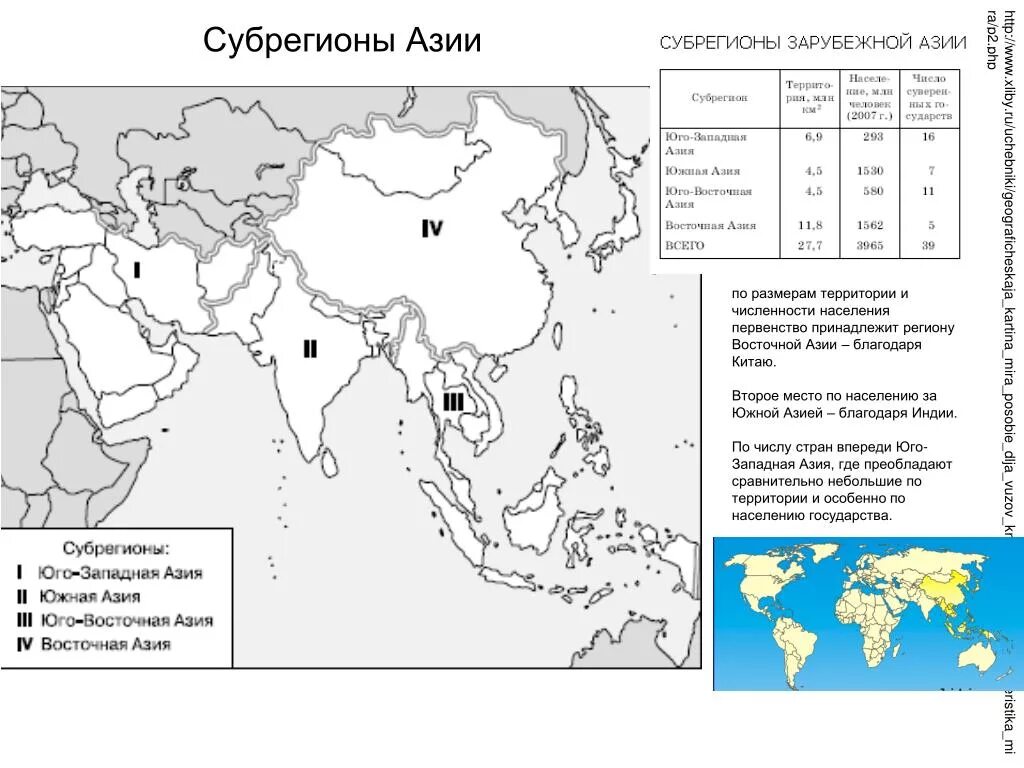 Южная и юго восточная азия карта. Регионы зарубежной Азии контурная карта. Субрегионы зарубежной Азии на карте. Субрегионы зарубежной Азии контурная карта 11. Юго-Восточная Азия контурная карта 11 класс.