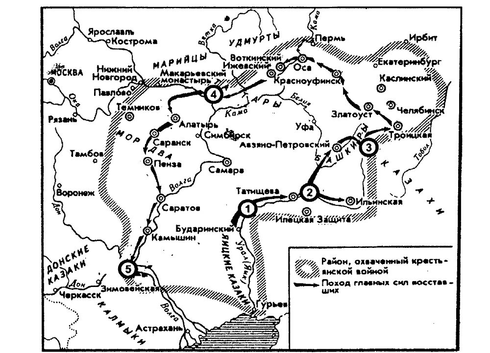 Восстание Емельяна Пугачева карта ЕГЭ. Карта Восстания Пугачева 1773-1775. Восстание Пугачева карта ЕГЭ. Пугачев восстание карта.