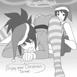 mattwilson83, mitarashi anko, shizune, christmas, naruto, naruto (series), ...