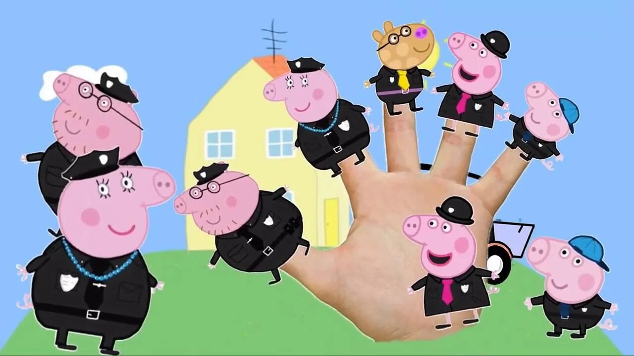 Семья пеппы возле дома. Фото семьи свинки Пеппы. Свинка Пеппа и её семья. Пеппа со своей семьей. Свинка Пеппа дом.