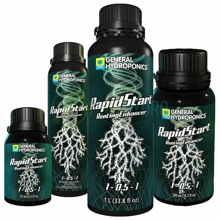 Rapid start. Дженерал гидропоника. фирма дженерал гидропоникс. general hydroponics муфта. general hydroponics rapid start for root branching.