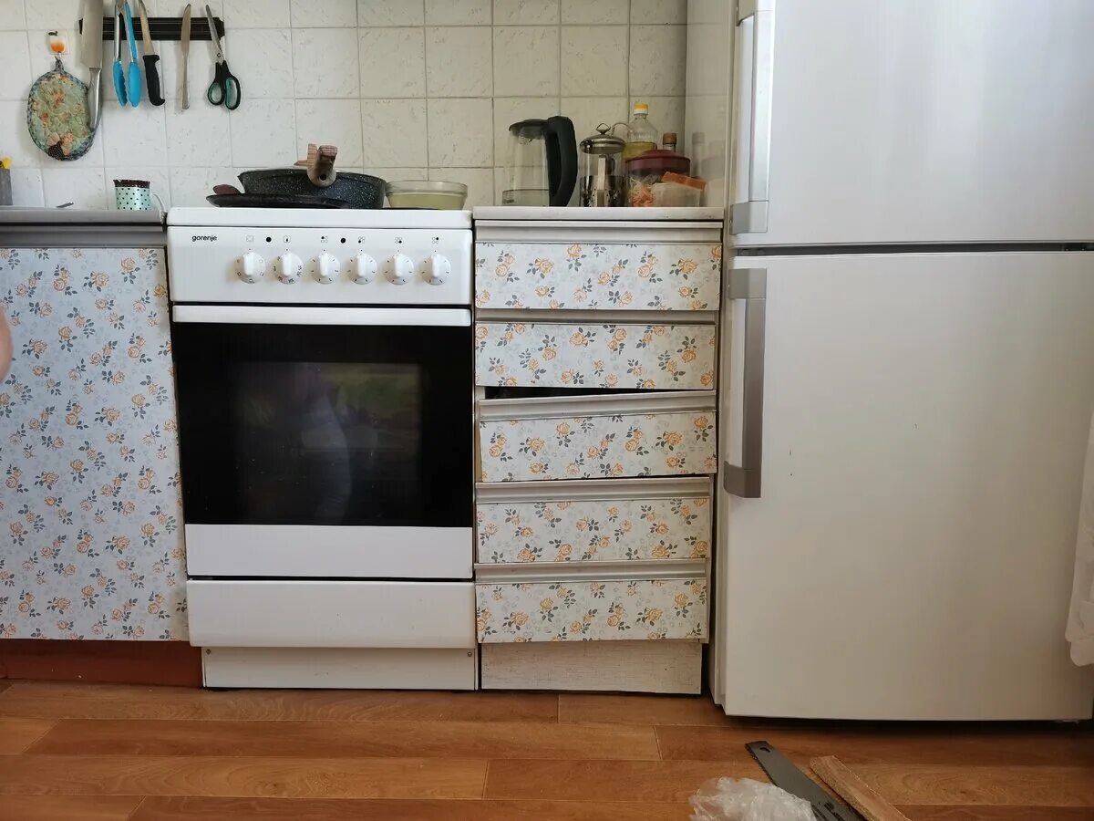 Переделка старой кухонной мебели своими руками - Гранд Проект Декор.ру