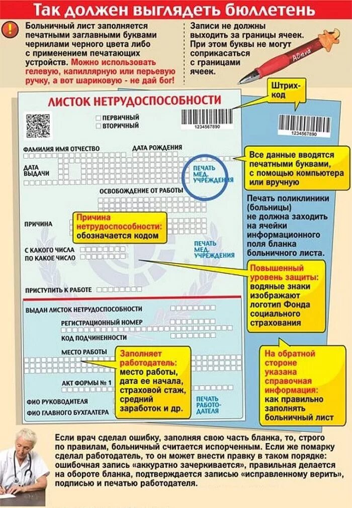 Лист нетрудоспособности по беременности и родам