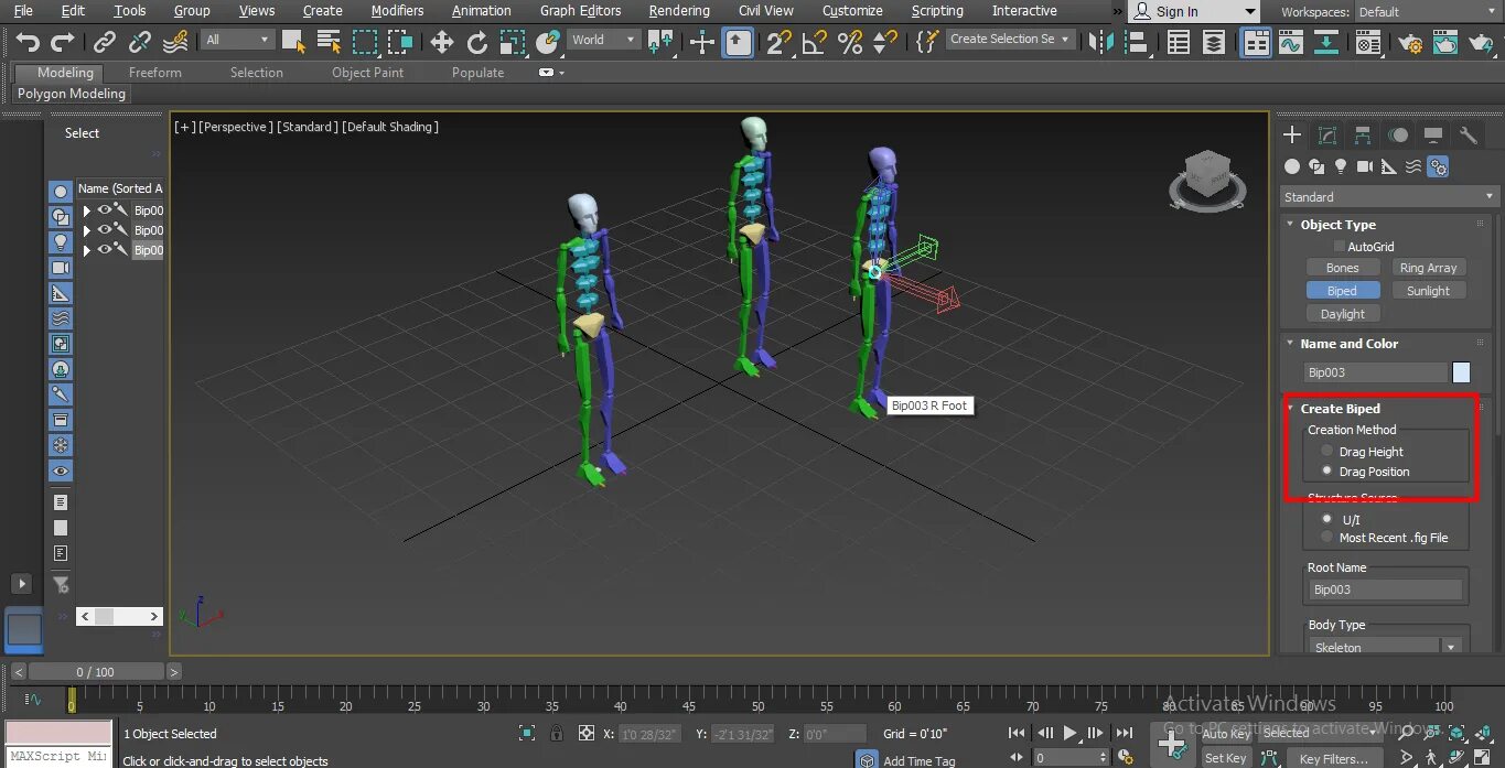 Max animation. Body object 3ds Max что это. 3d Max 2015 бипед. Quick attach 3d Max.