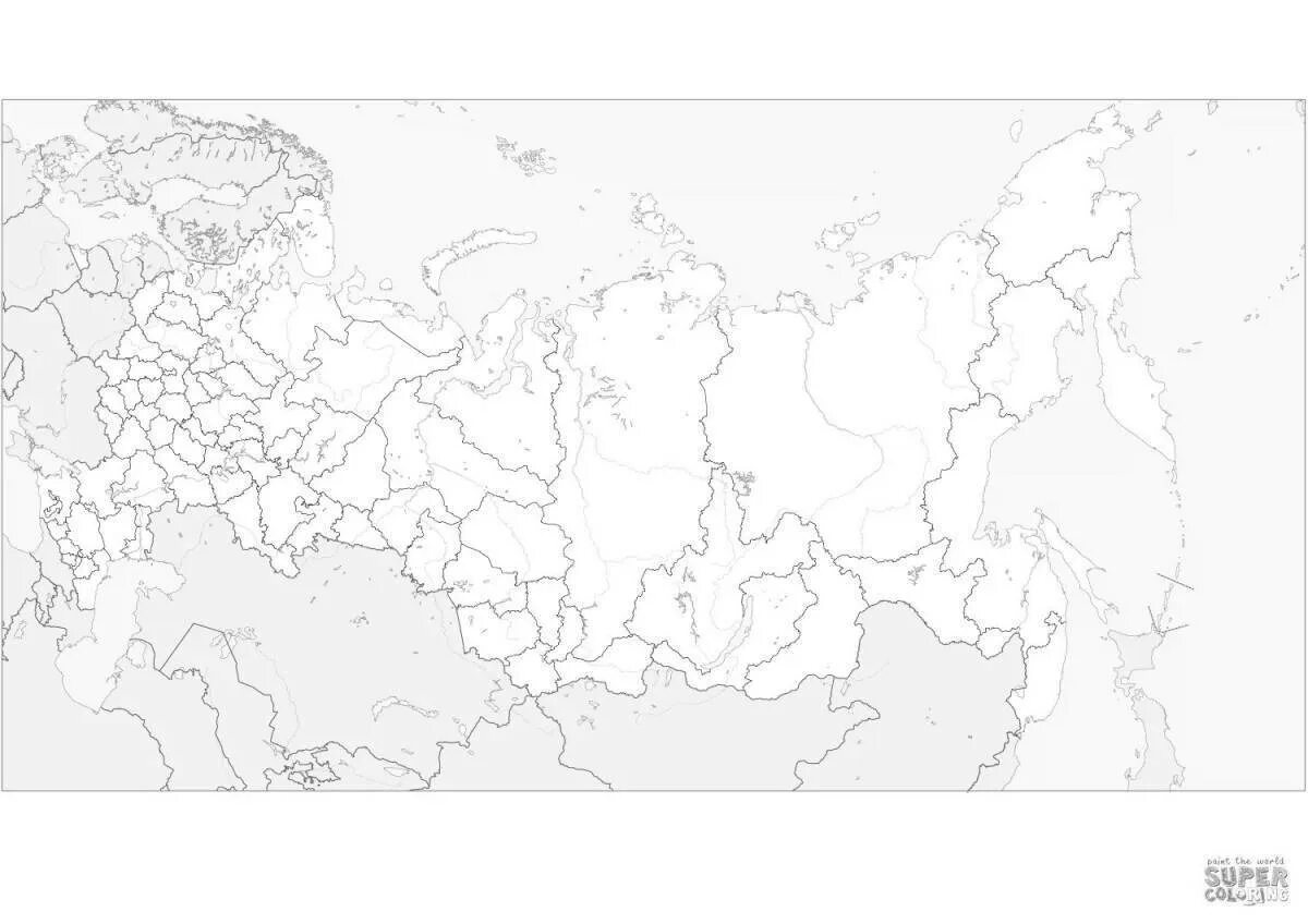 Россия на контурной карте. Политико-административная контурная карта России. Контурная карта политико административное деление России. Карта России контурная карта для печати а4. Контурная карта физическая карта России черно белая.