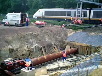 Газопровод через дорогу