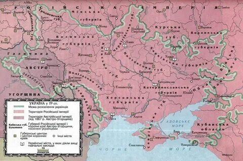 Карта украины 19