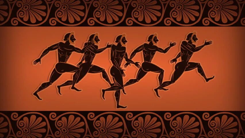 Бег в древней Греции на Олимпийских играх. Бегуны в древней Греции. Легкая атлетика в древней Греции. Олимпийские бегуны древней Греции. Бег на олимпийских играх в древней греции
