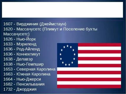 13 английских колоний
