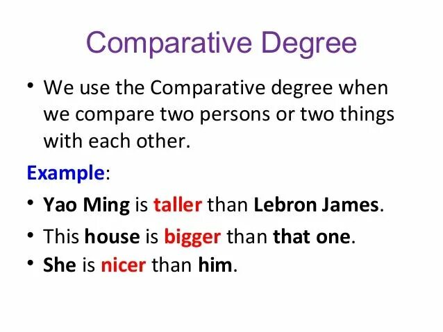 Can be compared with