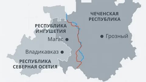 Республика ингушетия границы