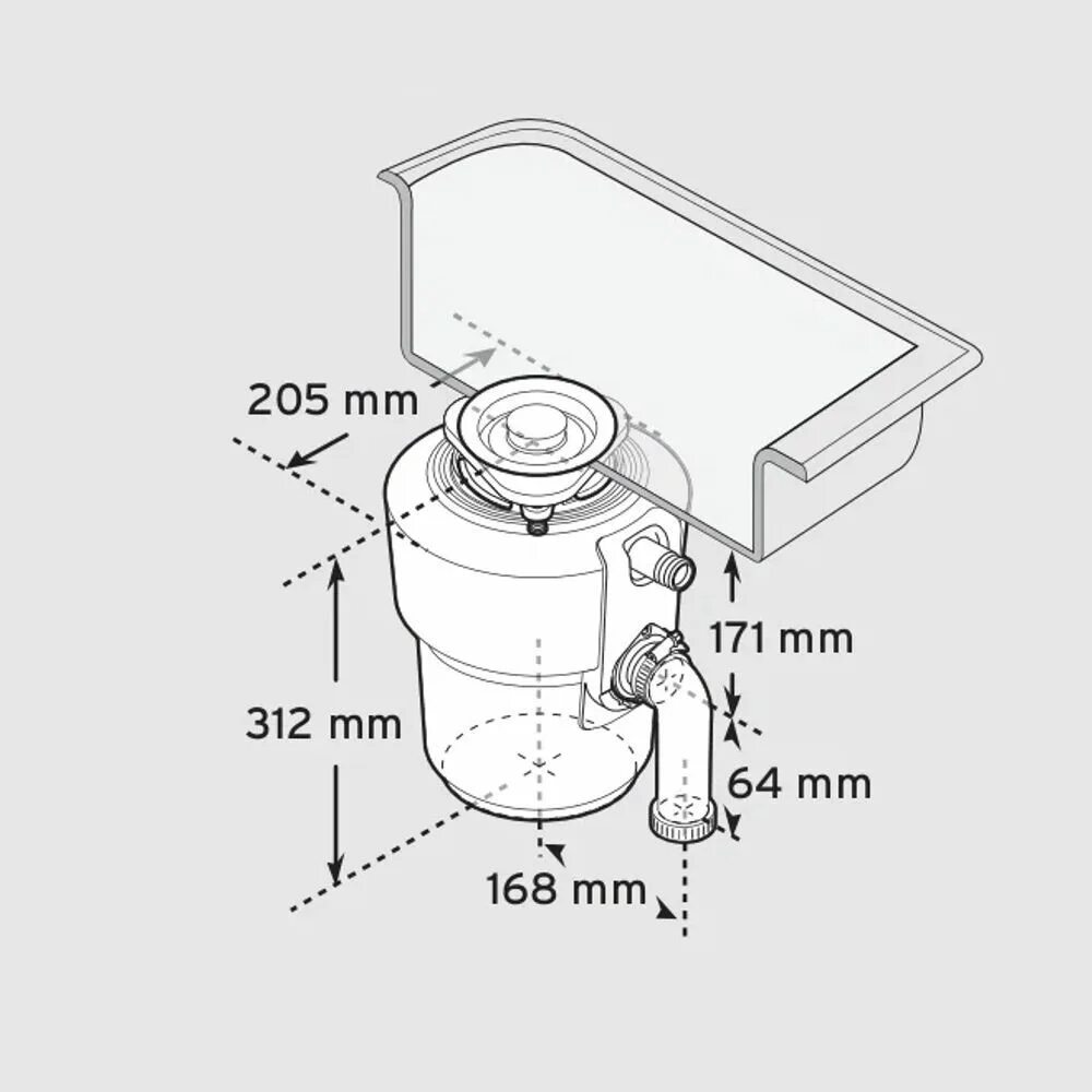 Какой измельчитель отходов выбрать. Измельчитель insinkerator Evolution 100. Монтаж измельчителя пищевых отходов для раковины схема подключения. Диаметр кнопки измельчителя insinkerator 56. Измельчитель пищевых отходов для раковины insinkerator.