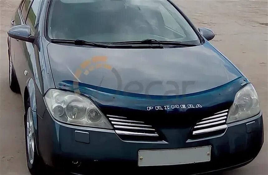 Капот ниссан р12. Дефлектор Nissan primera p12. Дефлектор капота Nissan primera. Дефлектор капота primera p12 Nissan. Мухобойка Nissan primera p12.