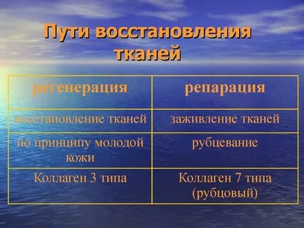 Что такое репарация тканей стимулятор