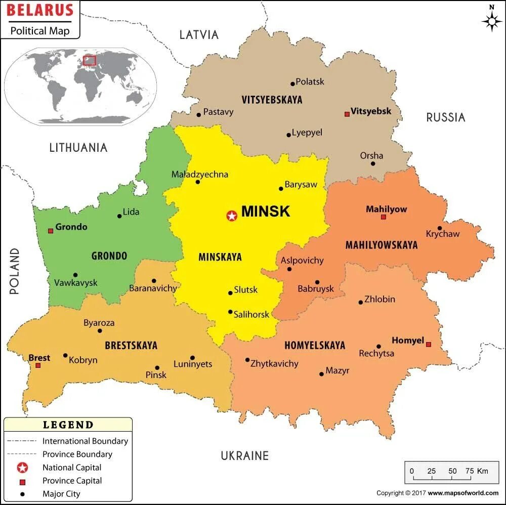 Страны соседи беларуси. Belarus карта. Белоруссия на английском. Political Map of Belarus.