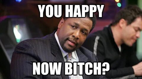 So you happy