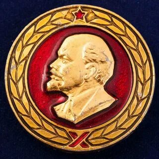 Значок ленина